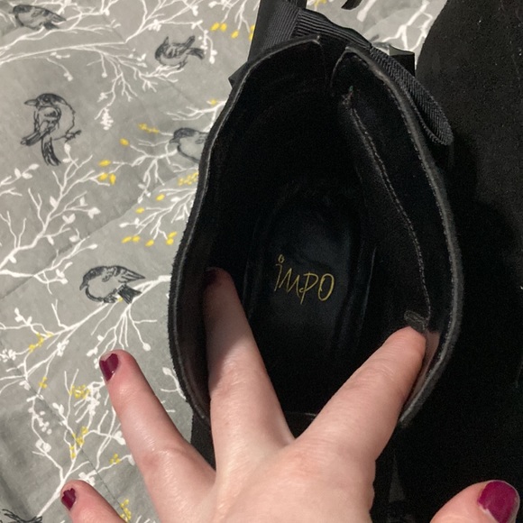 Black lace up booties - Picture 5 of 5